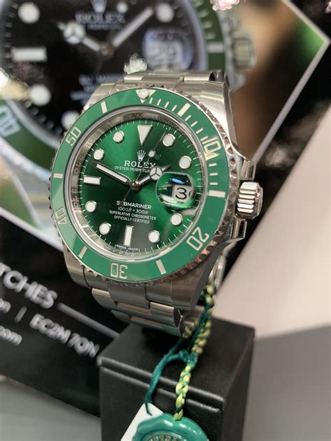 rolex submariner 116610lv herren automatikuhr|rolex hulk 2020 prices.